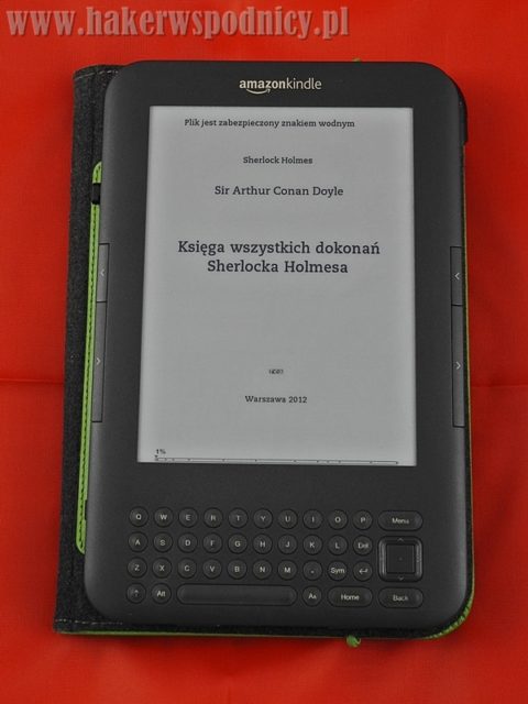 Czytnik Kindle w okładce